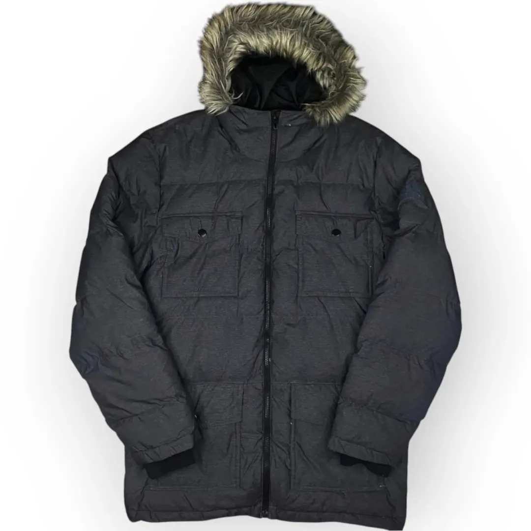 Adidas Long Hooded Puffer Jacket (L)