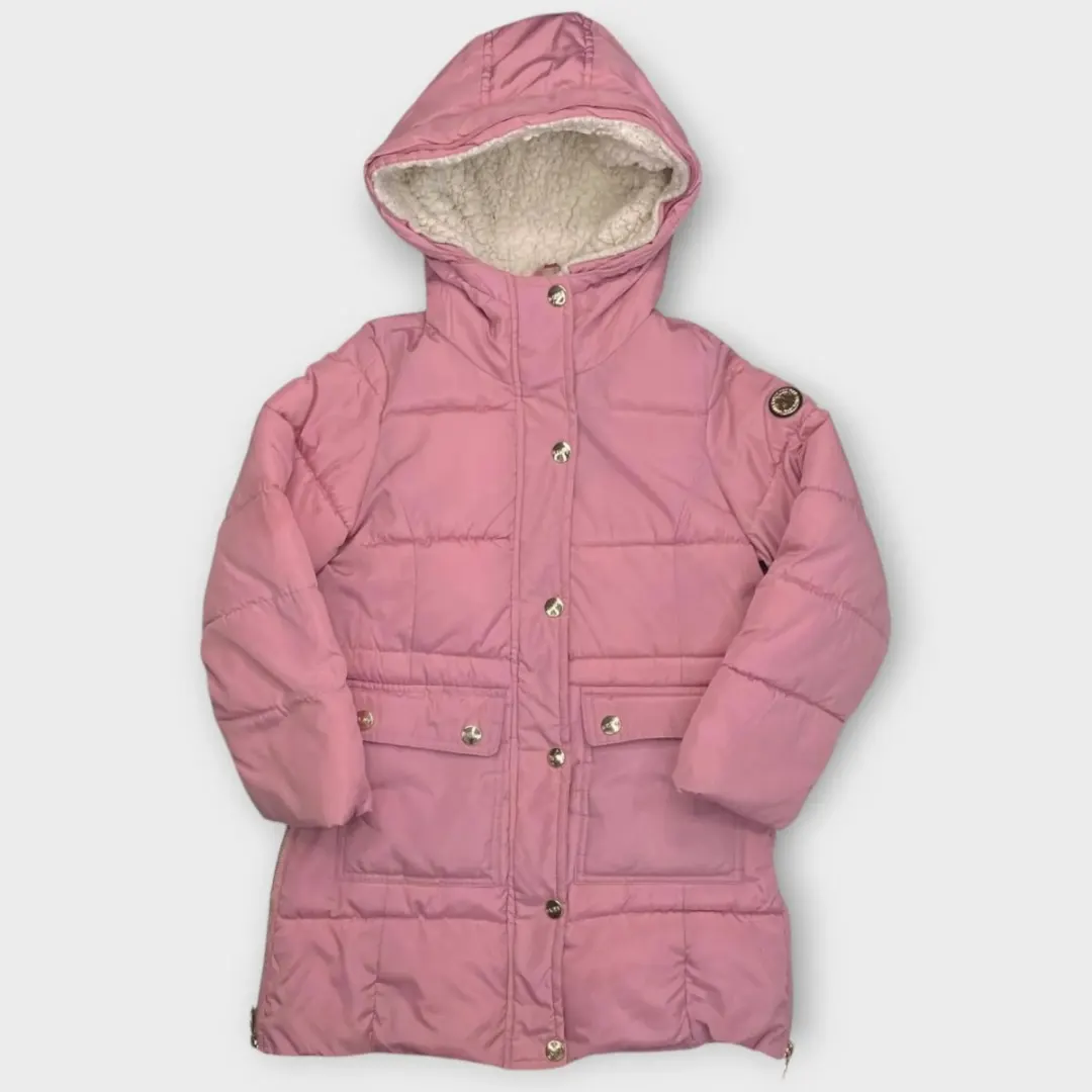 Girls DKNY Hooded Puffer Jacket (7-8 years)
