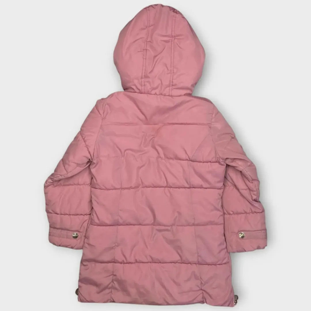 Girls DKNY Hooded Puffer Jacket (7-8 years)