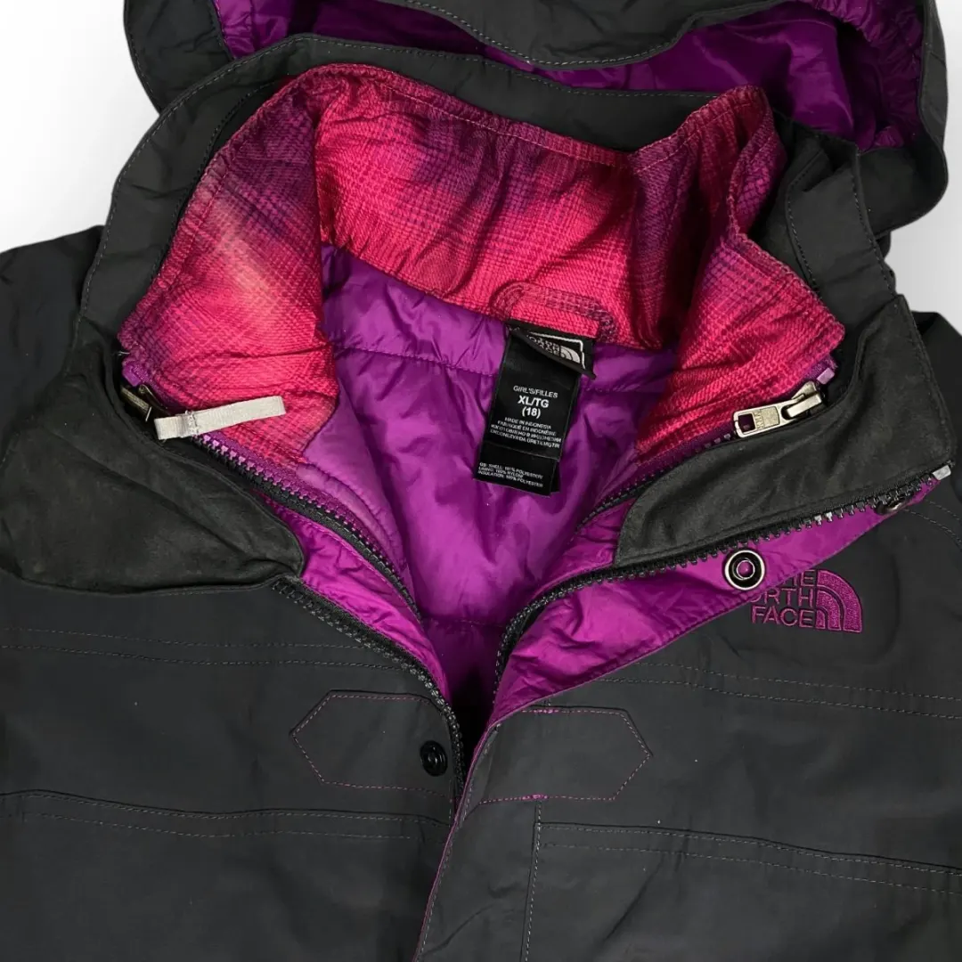 Girls The North Face 2 in 1 Hooded Ski Jacket (18 years (XL))
