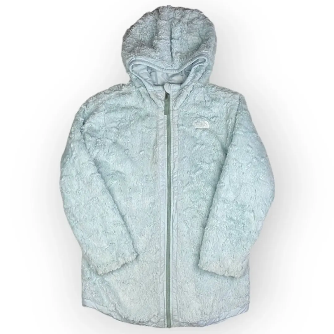 Girls The North Face Double Face Hooded Jacket (L)