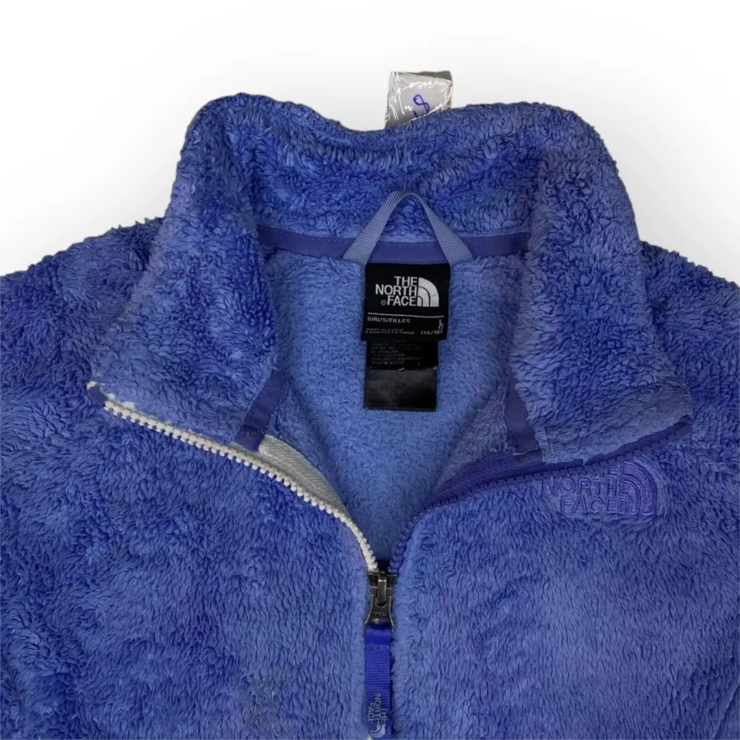 Girls The North Face Zip Up Fur (L)