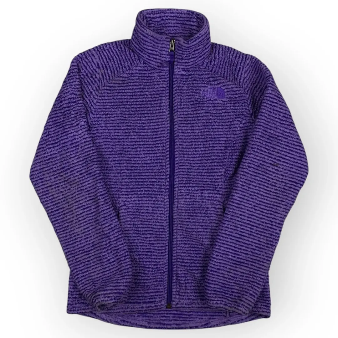 Girls The North Face Zip Up Fur (M)