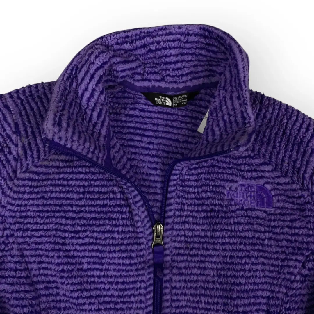 Girls The North Face Zip Up Fur (M)