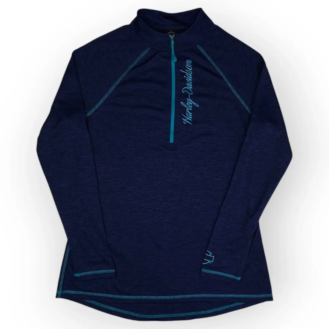 Harley Davidson Half Zip Sportive Long-Sleeve (M)