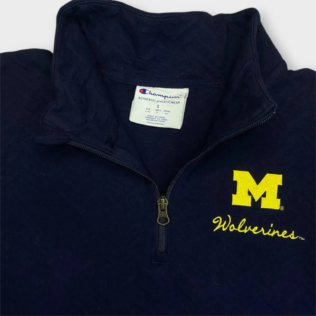Women Champion Quarter Zip Sweatshirt (L)
