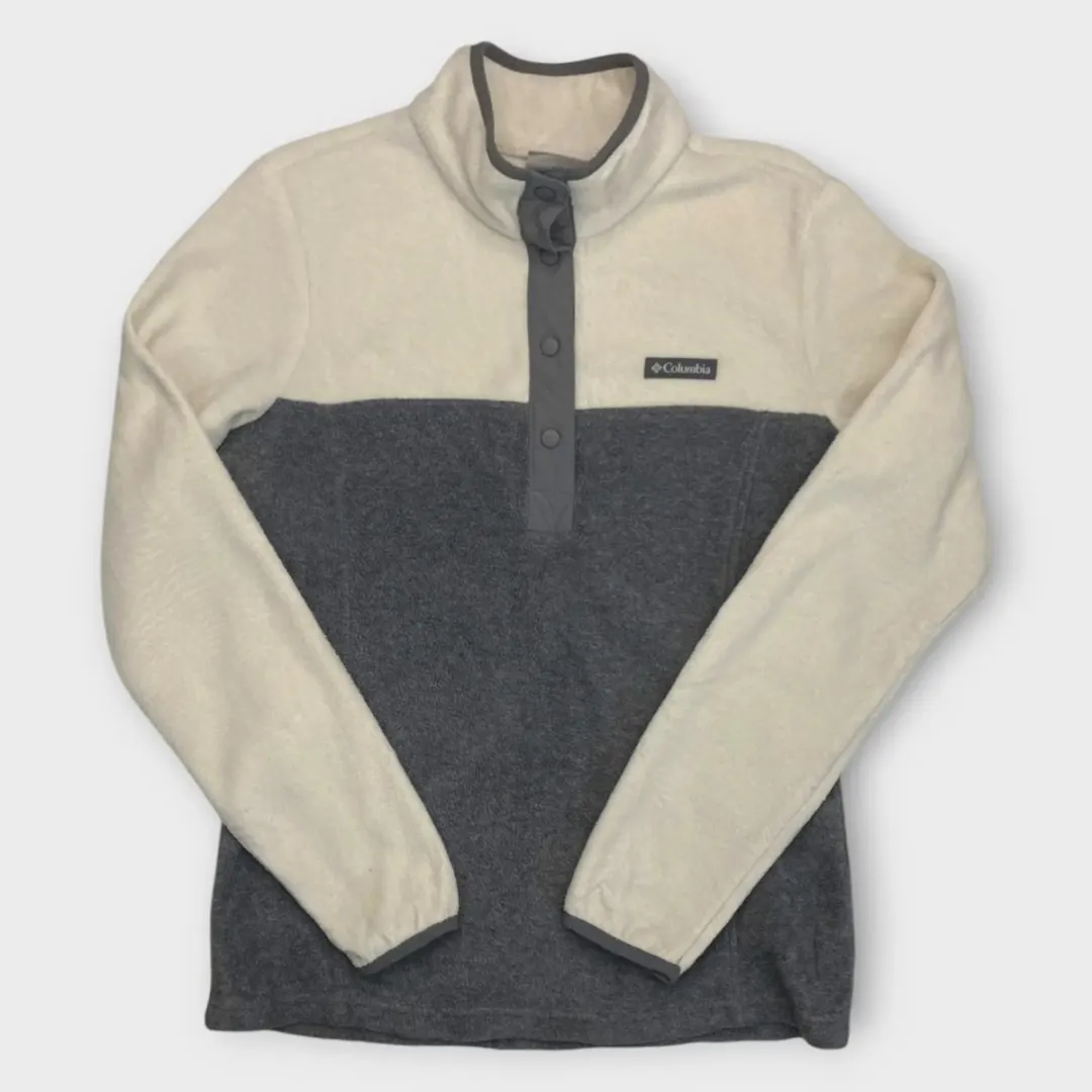 Women Columbia Quarter Button Fleece (XS)