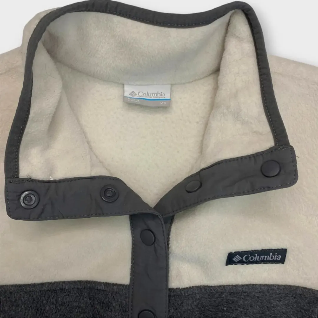 Women Columbia Quarter Button Fleece (XS)