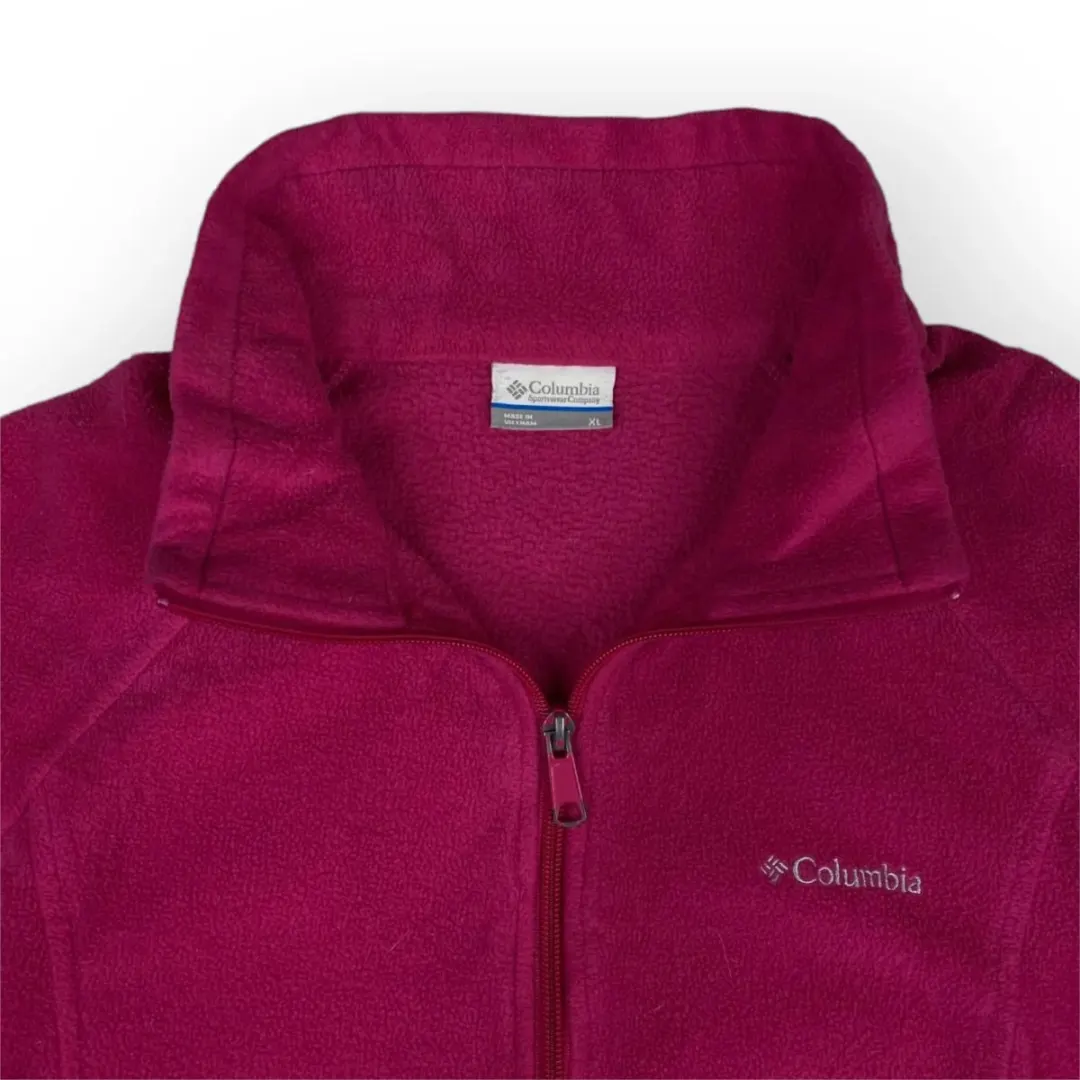 Women Columbia Zip Up Fleece (XL)
