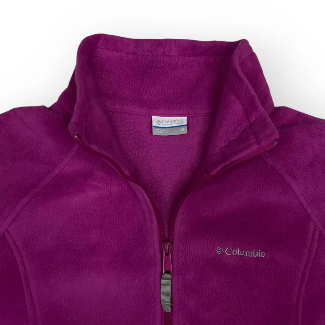 Women Columbia Zip Up Fleece (XL)