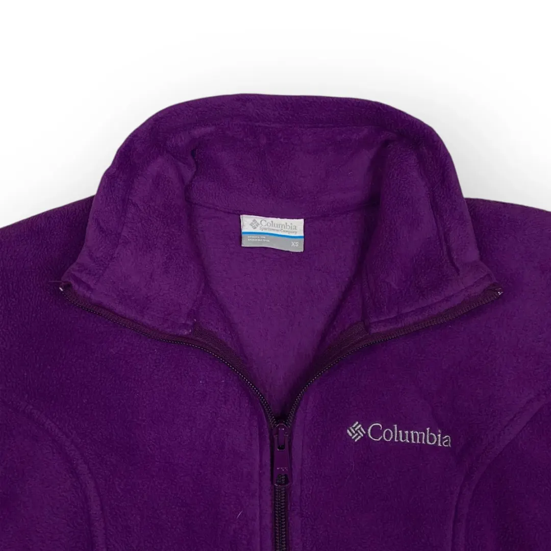 Women Columbia Zip Up Fleece (XS)