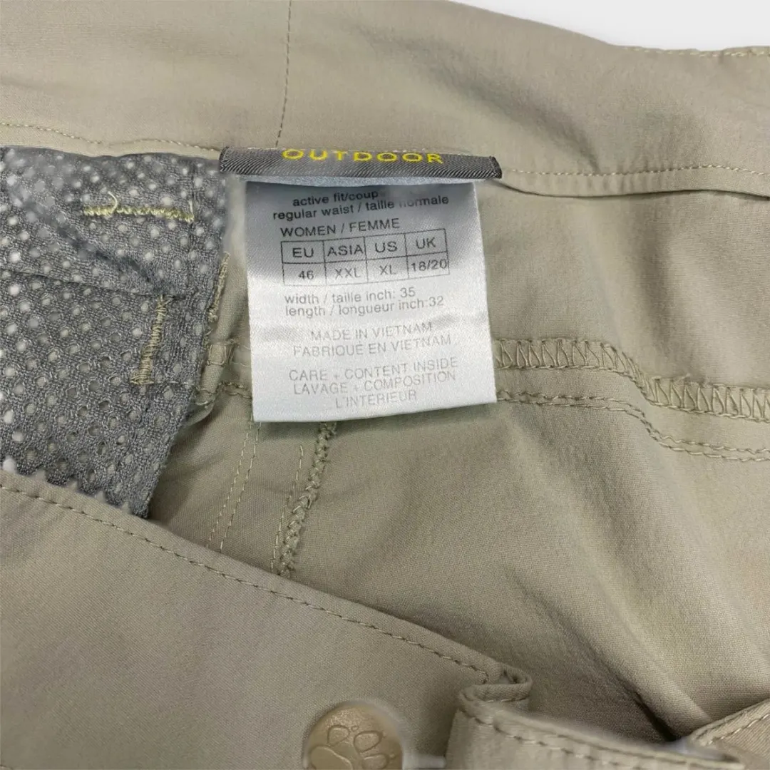 Women Jack Wolfskin Hiking Pants (XL)