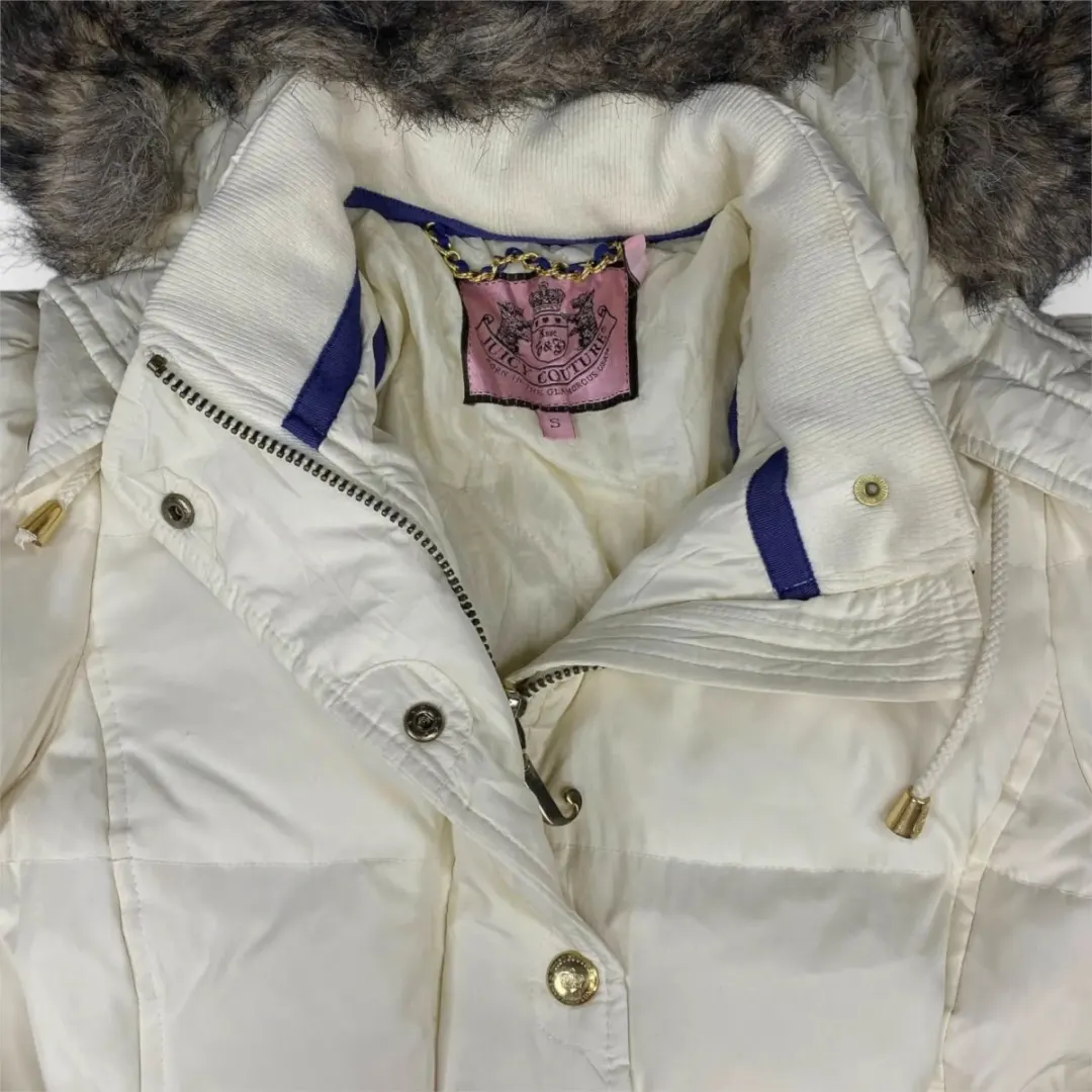 Women Juicy Couture Long Puffer Jacket (S)