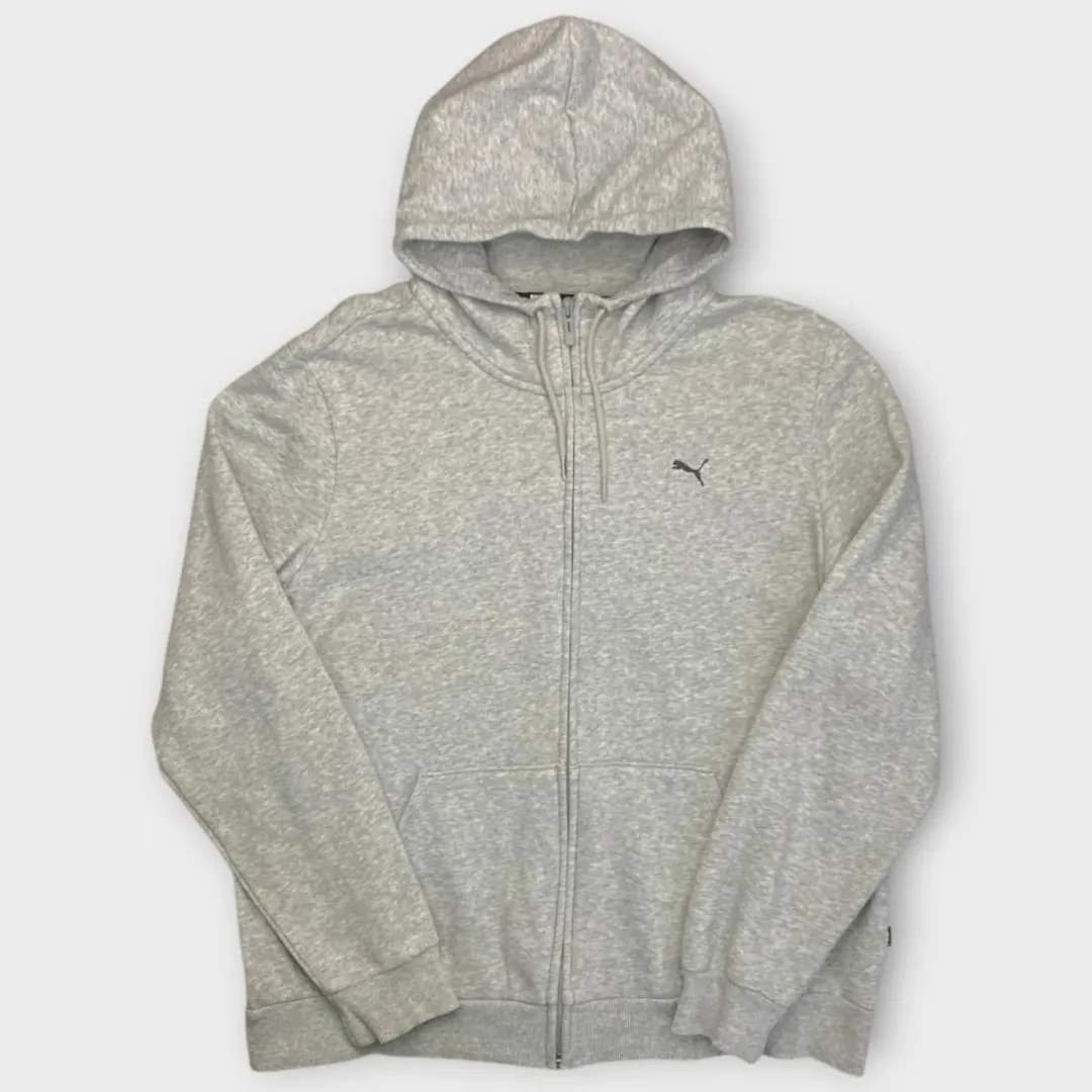 Women Puma Zip Up Hoodie (XL)