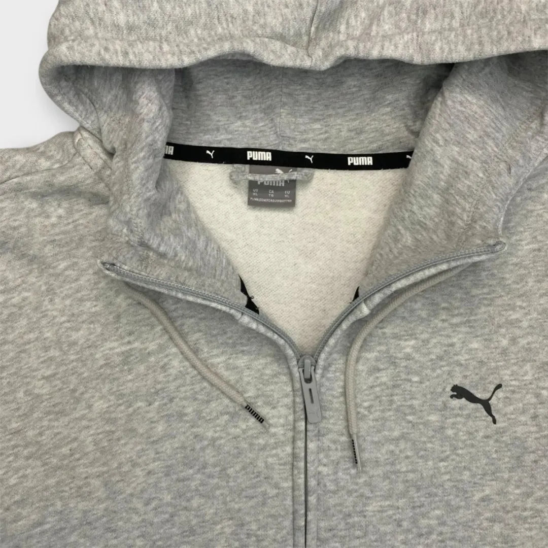 Women Puma Zip Up Hoodie (XL)