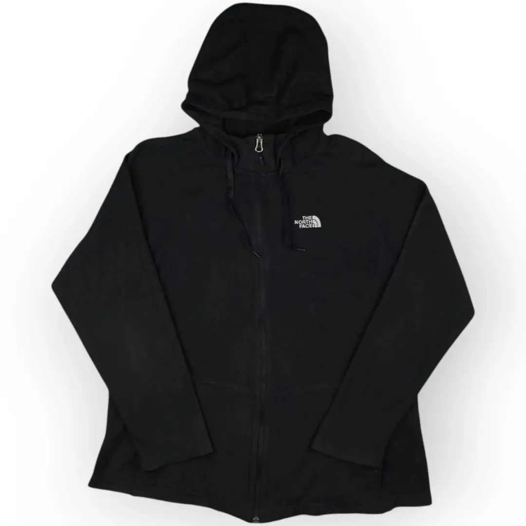 Women The North Face Hooded Zip Up Fleece (XL)