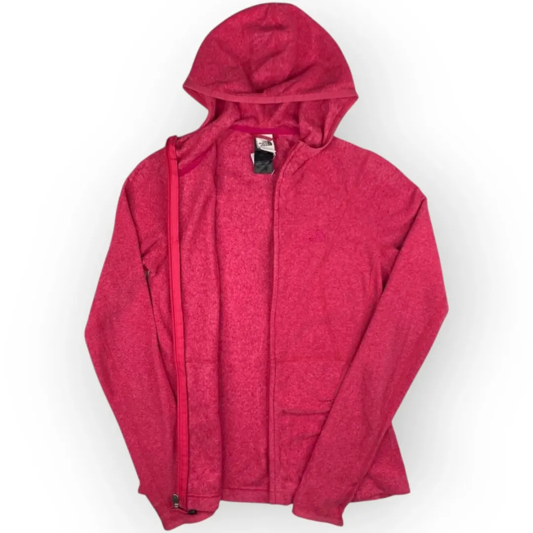 Women The North Face Hooded Zip Up Fleece (XS)
