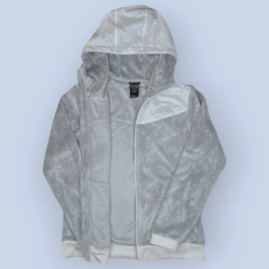 Women The North Face Hooded Zip Up Fur (L)