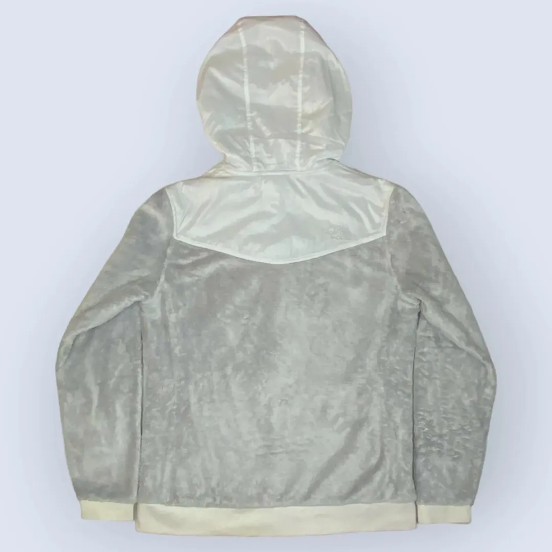 Women The North Face Hooded Zip Up Fur (L)