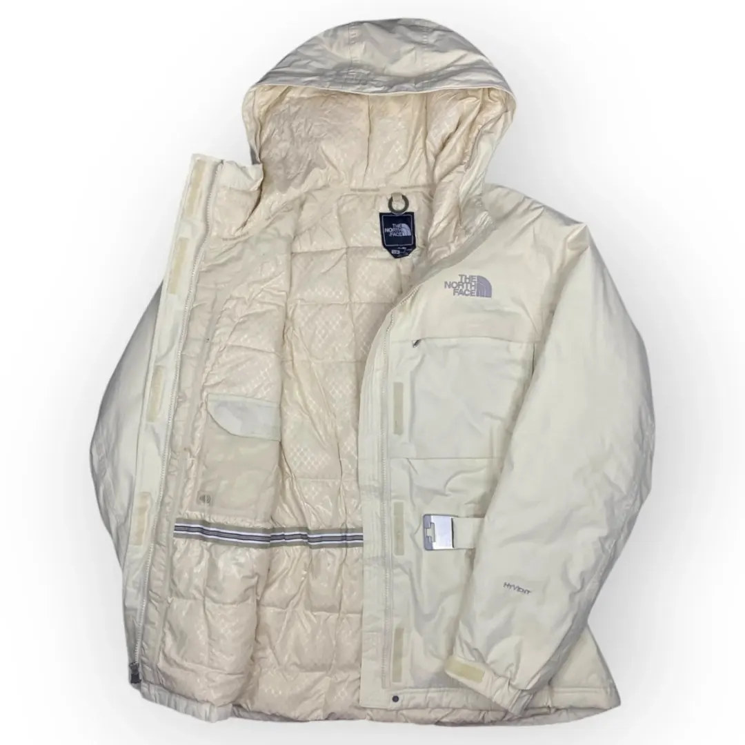 Women The North Face Long Hooded Jacket (L)