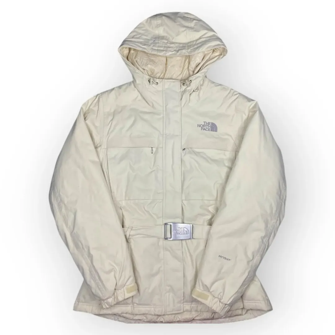 Women The North Face Long Hooded Jacket (L)