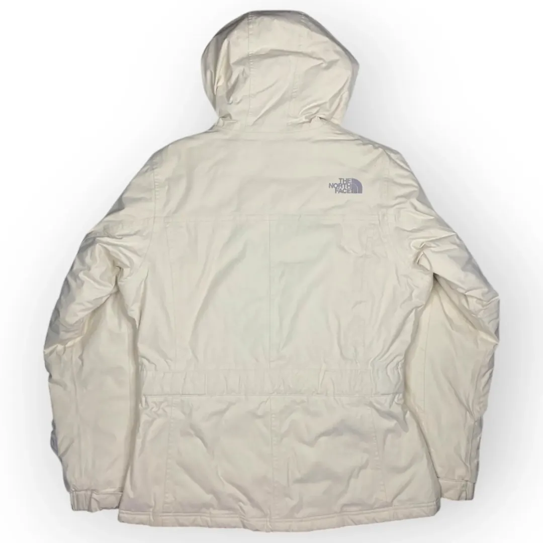 Women The North Face Long Hooded Jacket (L)