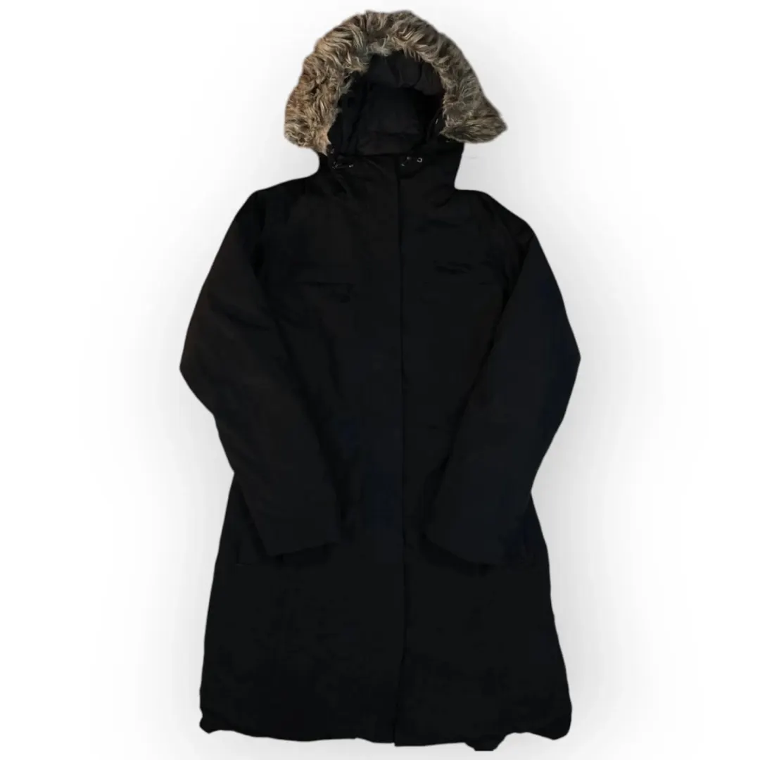 Women The North Face Long Hooded Jacket (S)