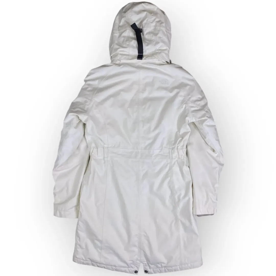 Women The North Face Long Hooded Jacket (S)
