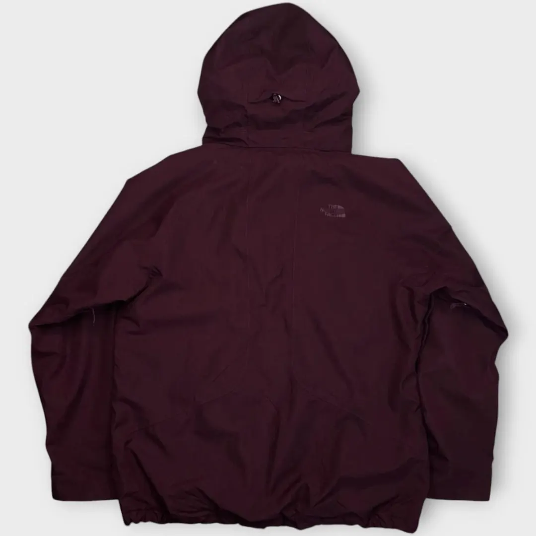 Women The North Face Long Hooded Jacket (XL)