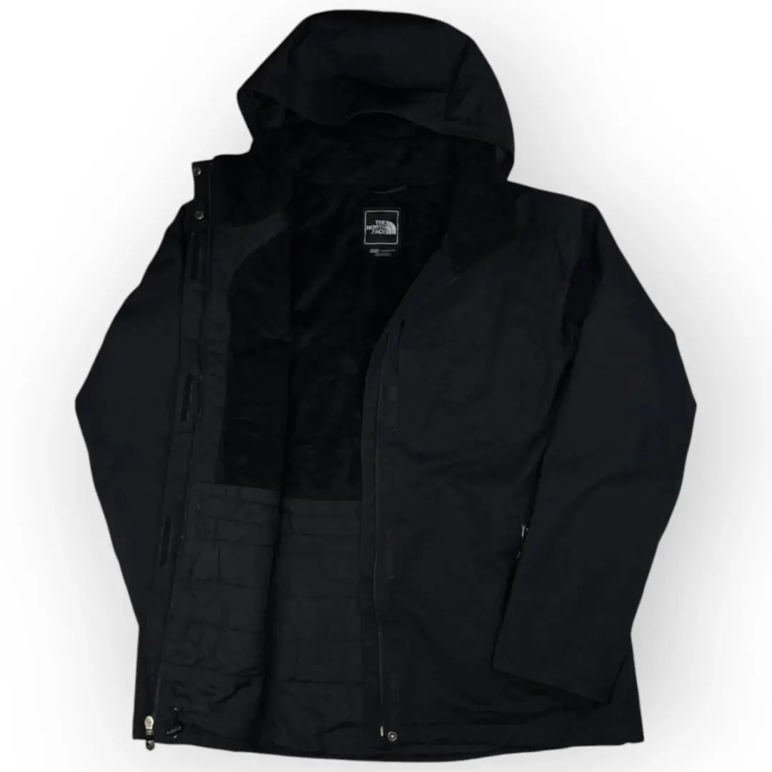 Women The North Face Long Hooded Jacket (XL)
