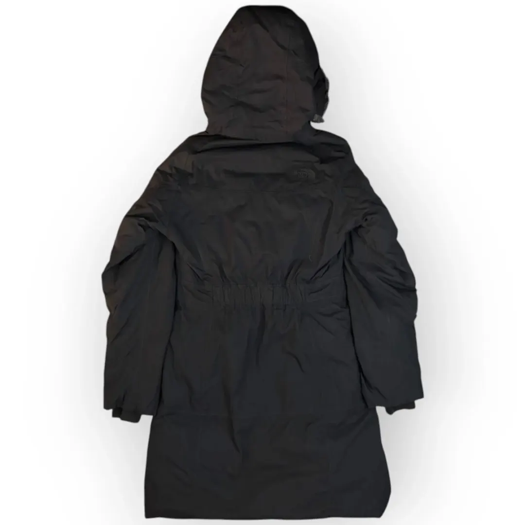 Women The North Face Long Hooded Jacket (XS)