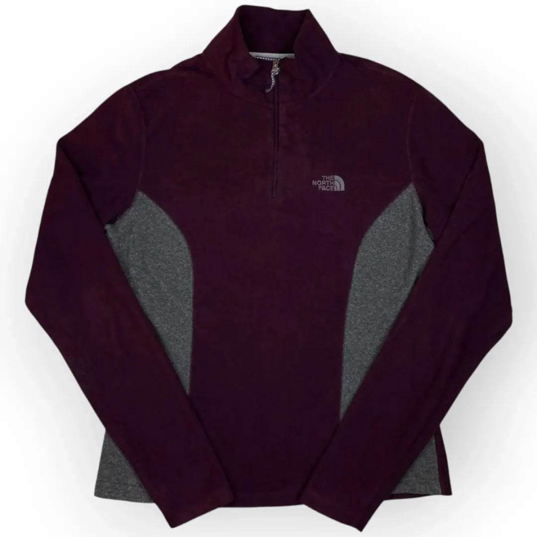 Women The North Face Quarter Zip Fleece (S)