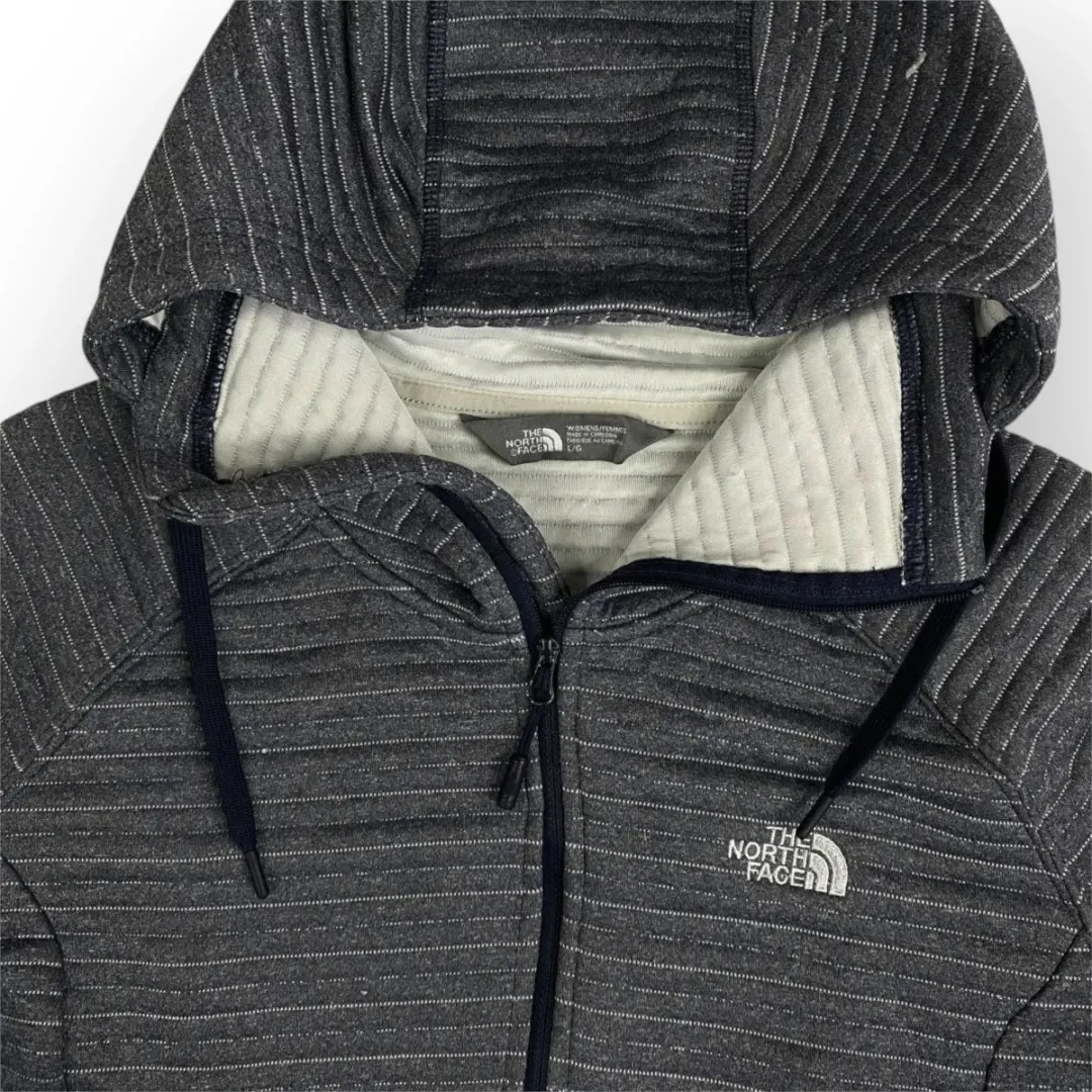 Women The North Face Zip Up Hoodie (L)