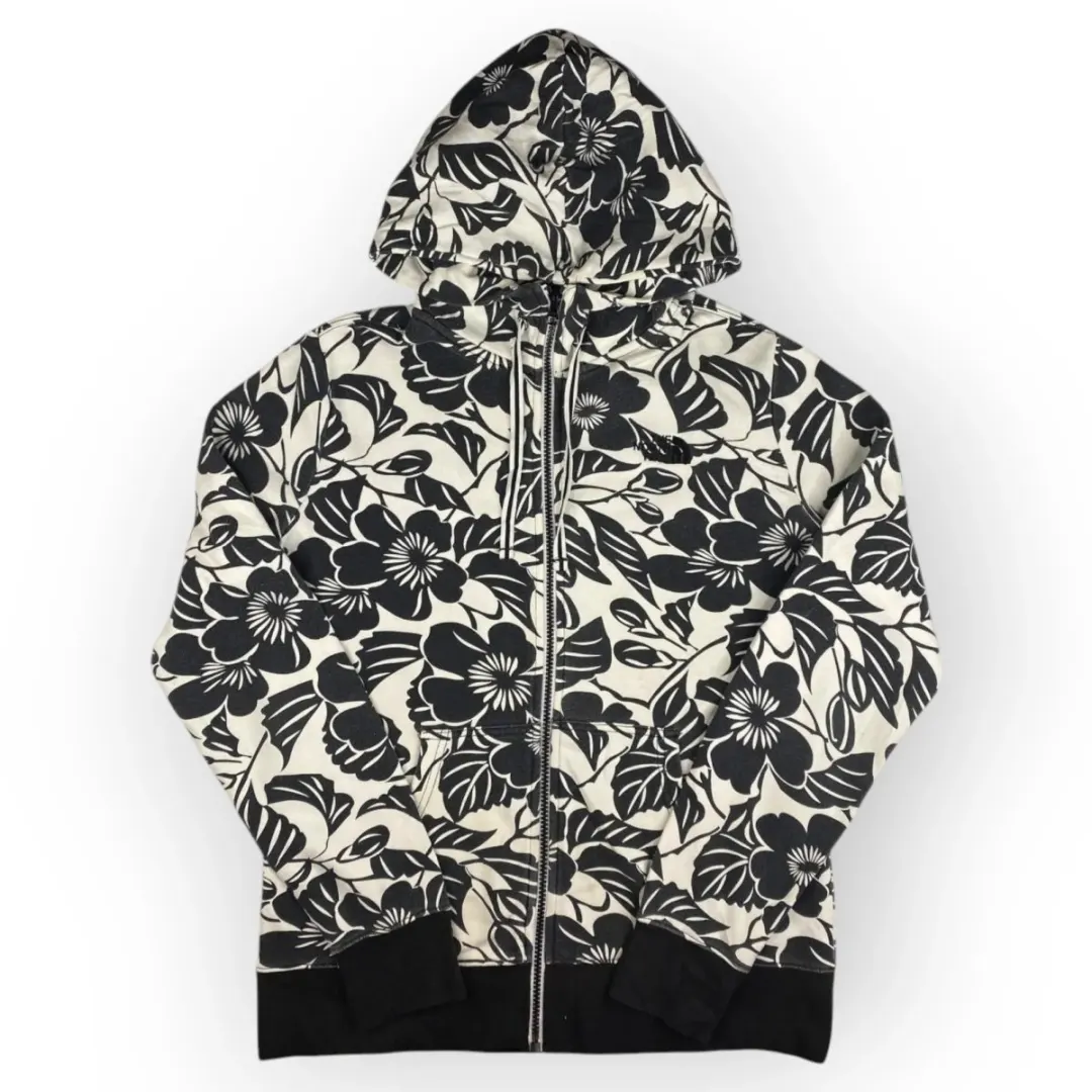 Women The North Face Zip Up Hoodie (M)