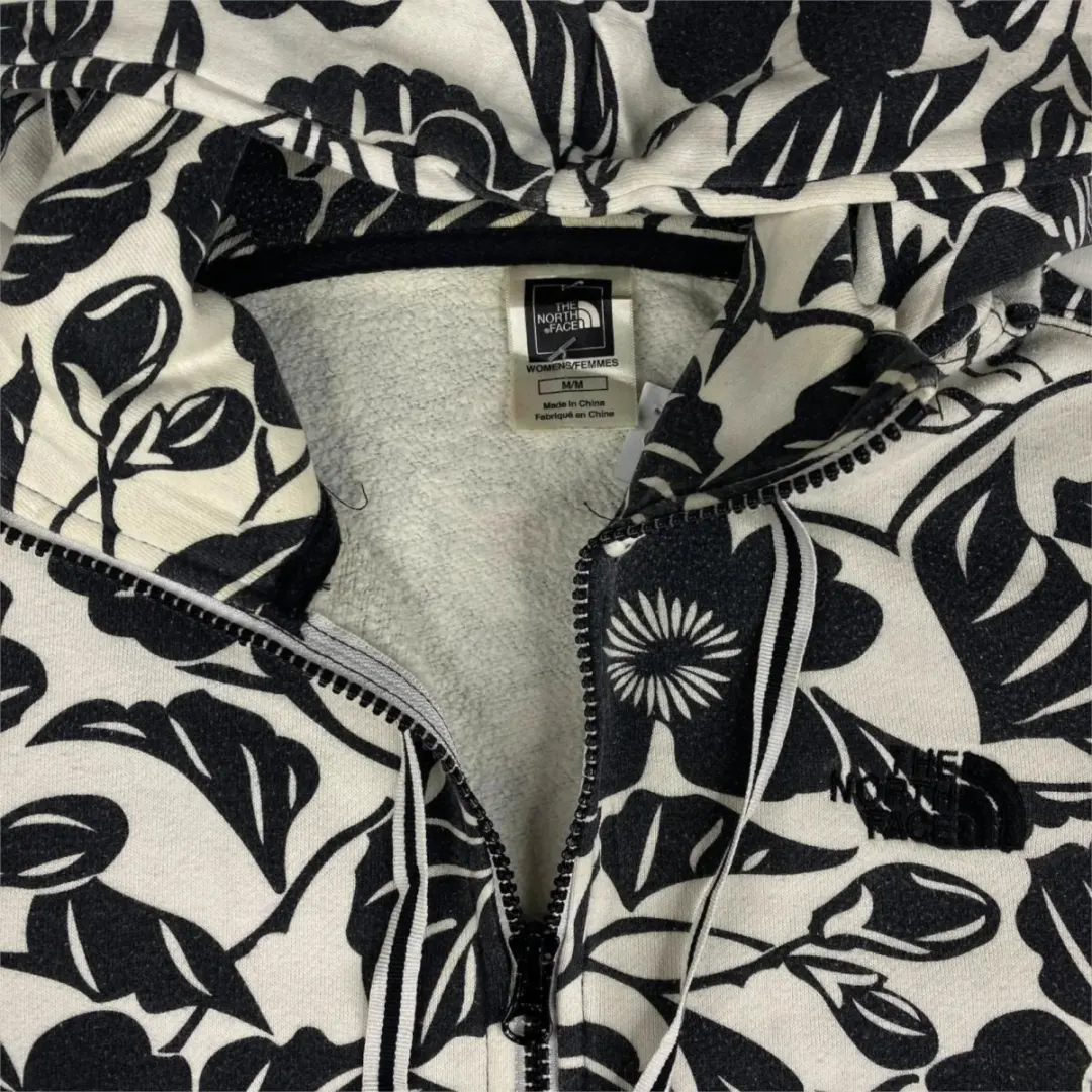 Women The North Face Zip Up Hoodie (M)