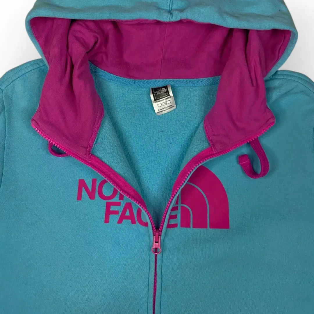 Women The North Face Zip Up Hoodie (XL)
