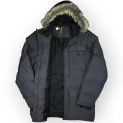 Adidas Long Hooded Puffer Jacket (L)
