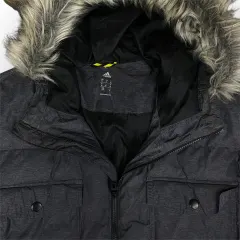 Adidas Long Hooded Puffer Jacket (L)