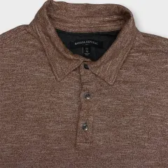 Banana Republic Long-Sleeve Polo Shirt (M)
