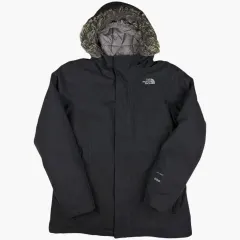 Girls The North Face Long Hooded Jacket (18 years (XL))