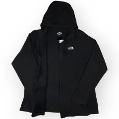 Women The North Face Hooded Zip Up Fleece (XL)