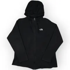 Women The North Face Hooded Zip Up Fleece (XL)
