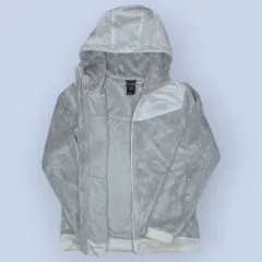 Women The North Face Hooded Zip Up Fur (L)