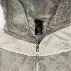 Women The North Face Hooded Zip Up Fur (L)