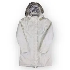 Women The North Face Long Hooded Jacket (S)