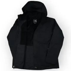 Women The North Face Long Hooded Jacket (XL)