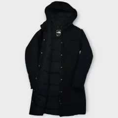 Women The North Face Long Hooded Jacket (XS)