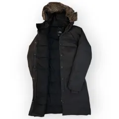 Women The North Face Long Hooded Jacket (XS)
