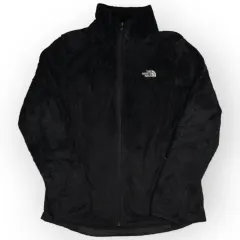 Women The North Face Zip Up Fur (L)