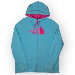 Women The North Face Zip Up Hoodie (XL)